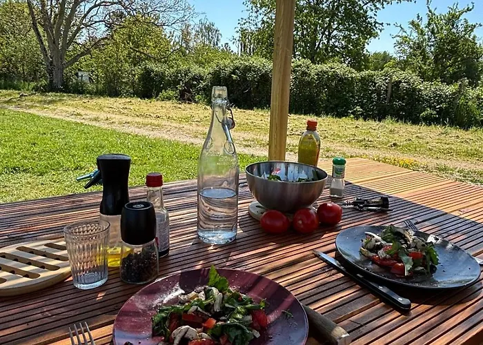 בקתה Moderne Avec Grandes Baies Vitrees Et Espace Plancha Bussy-le-Repos